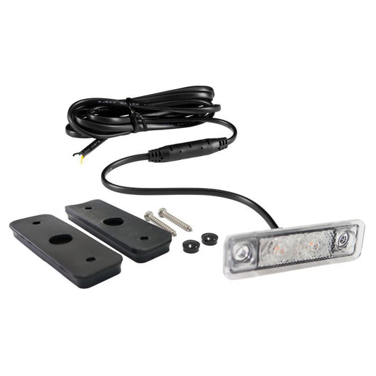 LEDSON Astral Dualcolor hvid/gul lys med ledninger, beslag, skruer og gummipakninger