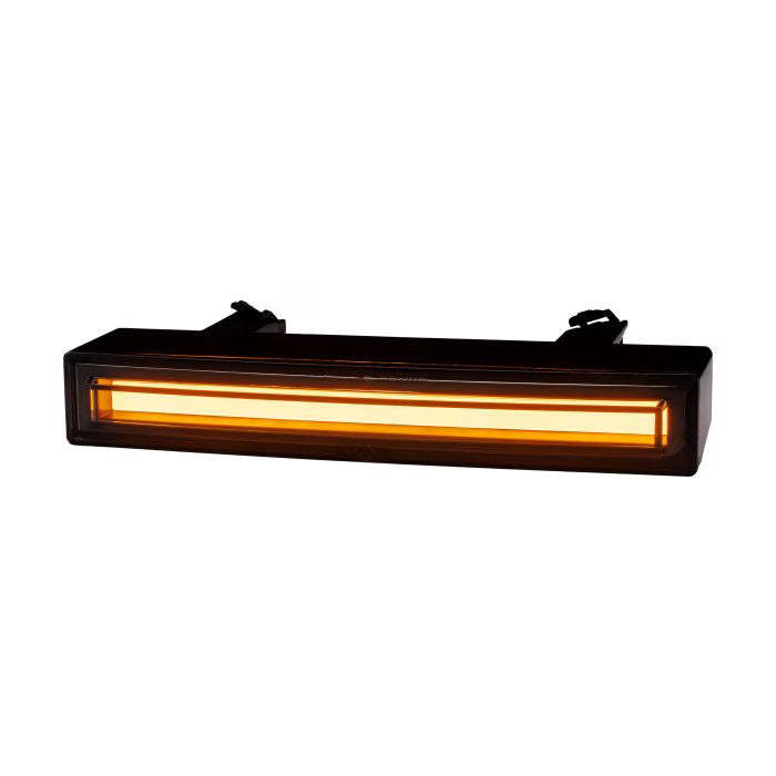 LEDSON Optoline NG+ fiberoptisk solskærmslampe med gul lysfarve